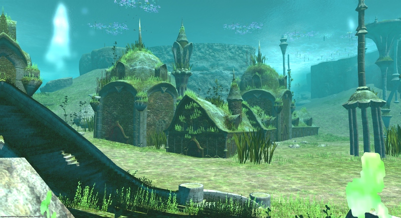 [FF14] イル・メグ：昼間の水中 (カバーイメージ)