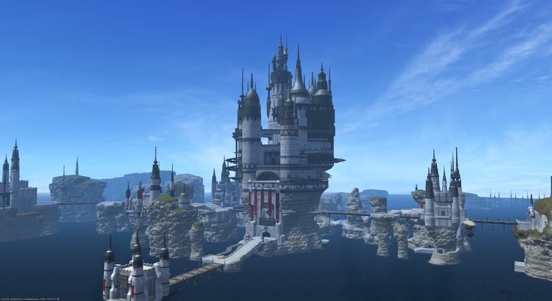 [FF14] リムサ・ロミンサ：朝の街並み (カバーイメージ)